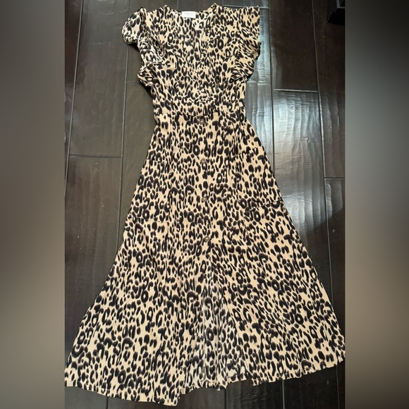 Sienna Sky Animal Print Midi Dress Size M - Picture 5 of 16